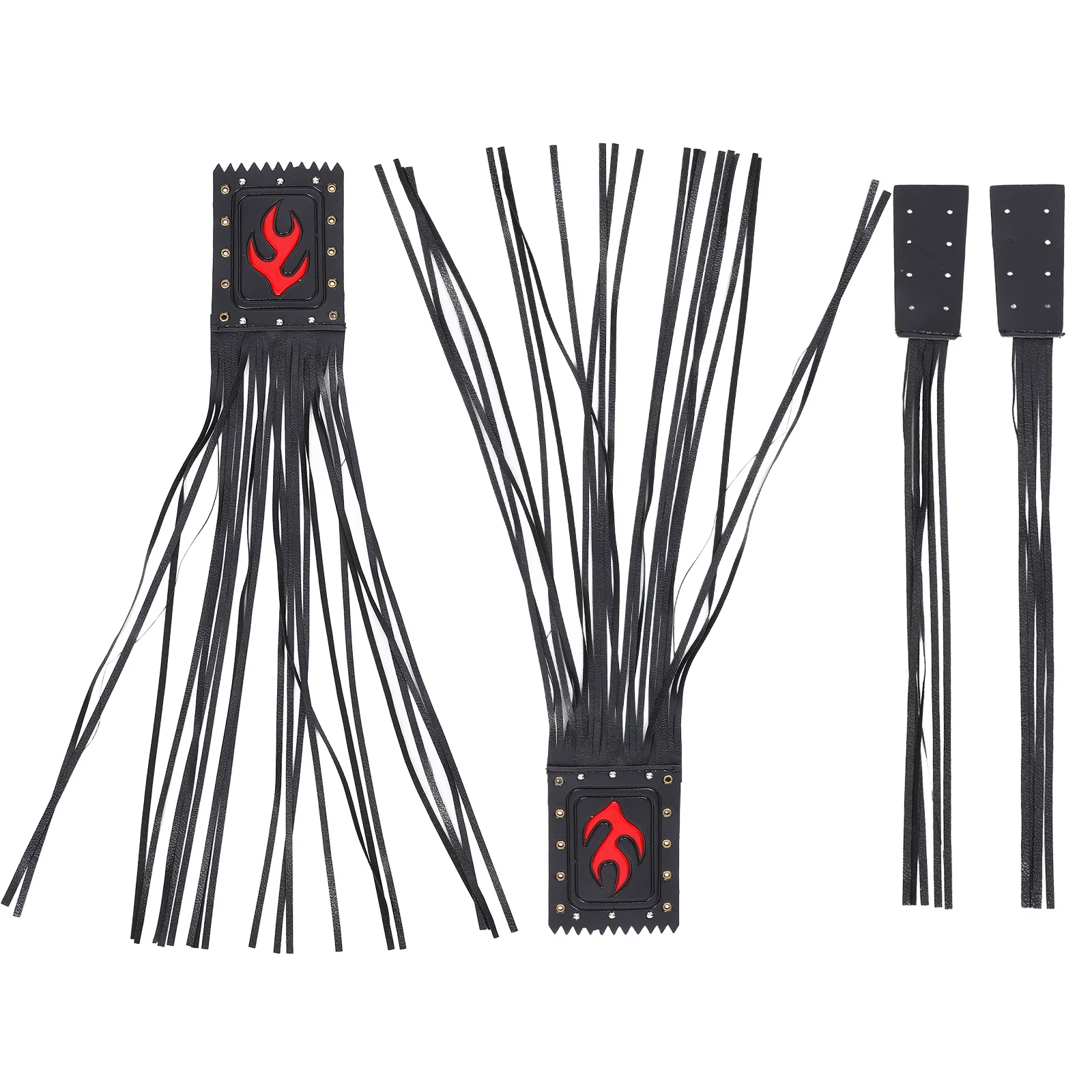 

2Pcs Motorcycle Handlebar Tassels Fringe Streamers for Grip Protection Universal Fit Retro Bike Accessories