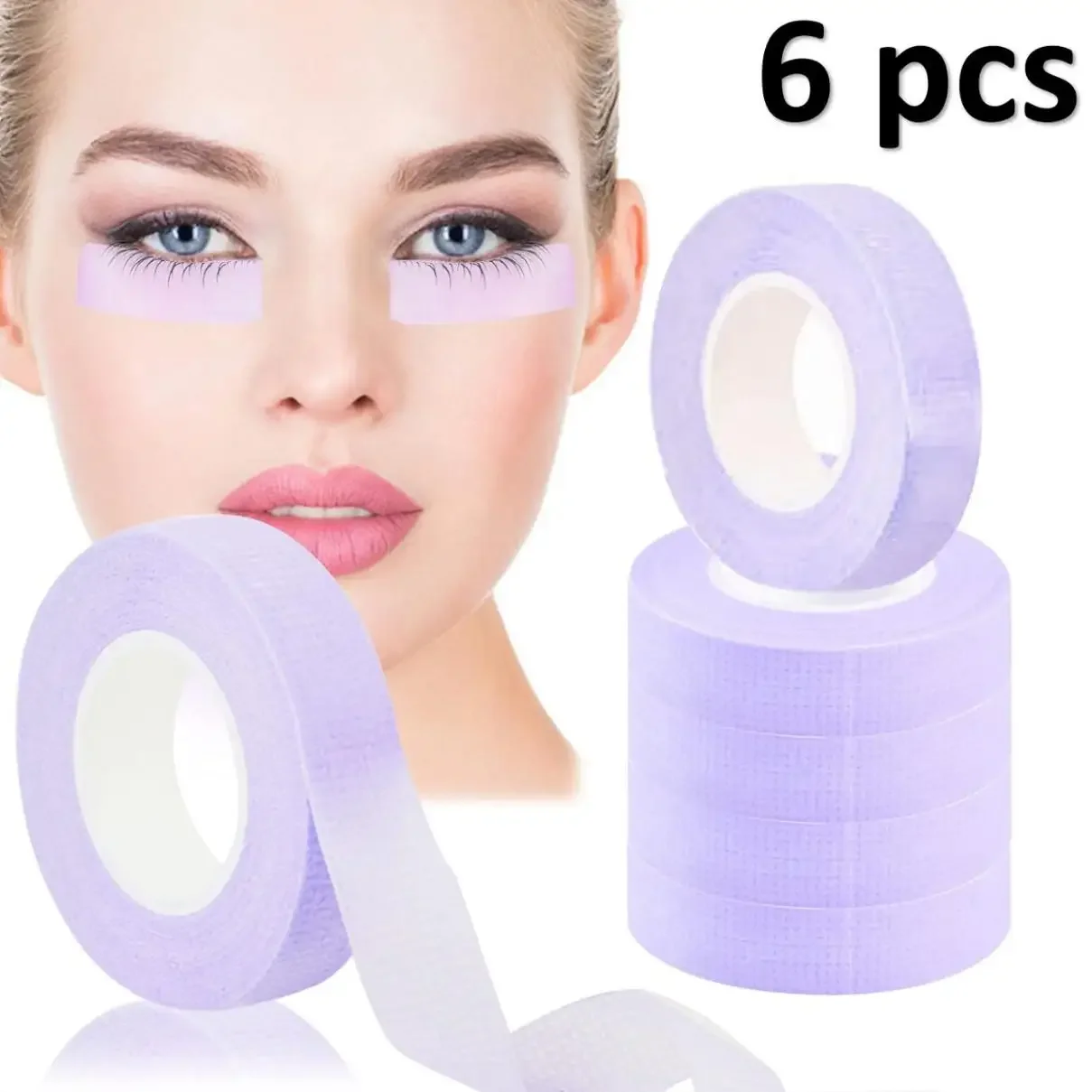 Coussinets sous les yeux non pelucheux, Extension, bande isolante japonaise respirante, Non tissée, Patch en papier pour cils, 3/6/10 pièces