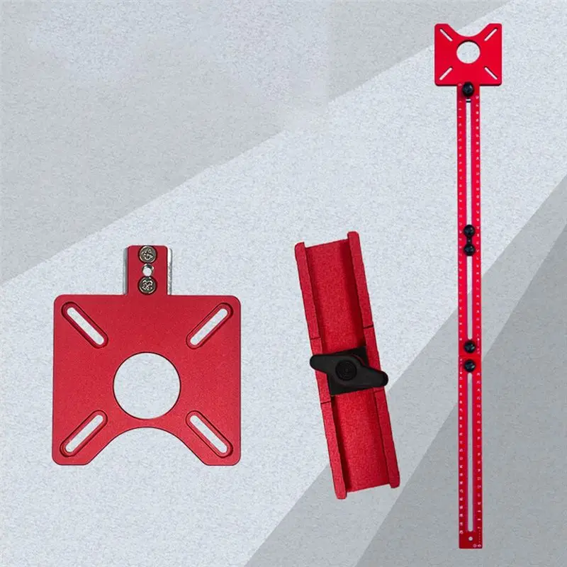 BHBD-Milling Groove Bracket With Base Woodworking Router Circle Jig Parts For Trimming Machine Circle Cutting Guide Board Tools
