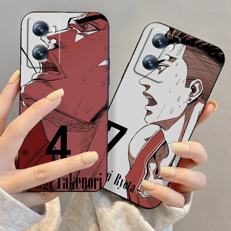 

SLAM S-Sakuragi DUNK Fire For OPPO Find X6 X5 X3 A54S A5 A94 A16 A53S A57 A74 A72 A98 A78 A96 A9 5G Black Cover Phone Case