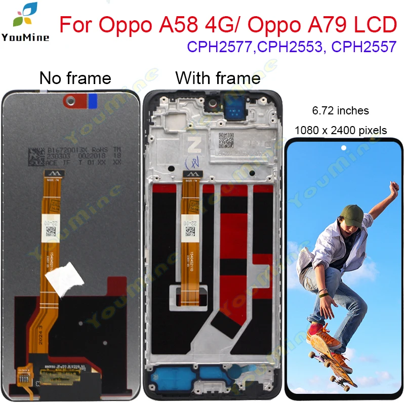شاشة LCD 6.72 بوصة لـ Oppo A79 4G: تقييم شامل ودليل عملي لاستبدال الشاشة بسهولة
