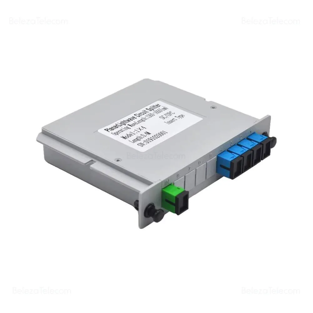 

Бесплатная доставка, 10 шт./лот SC UPC 1X4 коробка для оптоволоконной кассеты FTTH, Оптическая муфта SC UPC PLC 1X4, распределительная коробка для оптоволокна