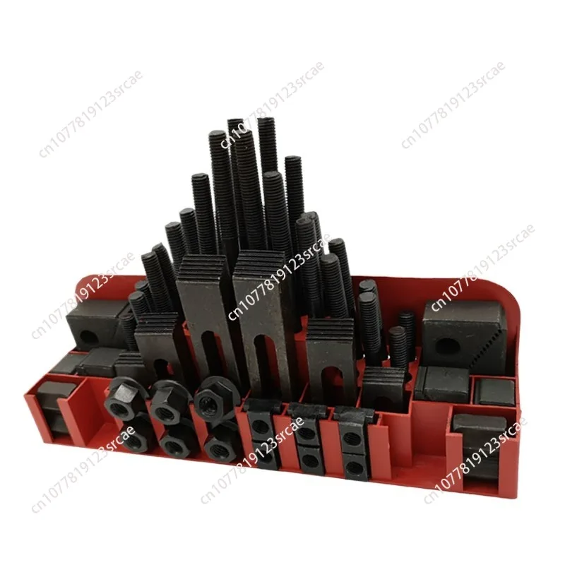 Milling Machine Tool Combination Iron Platen Mold Parts 58PCS/Set Milling Machine Pressure Plate Universal Clamp Group