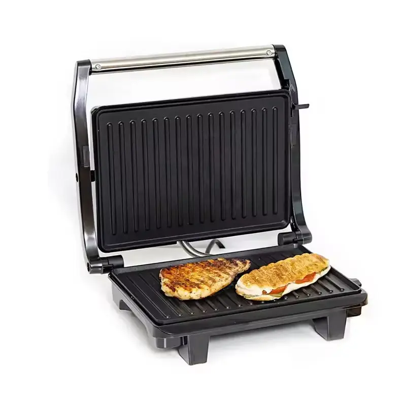 

Mini Electric Grill Pan Toaster Oven 3 1 Breakfast Bread Sandwich Maker Outdoor BBQ Grill Machine Household Food Shop Industries