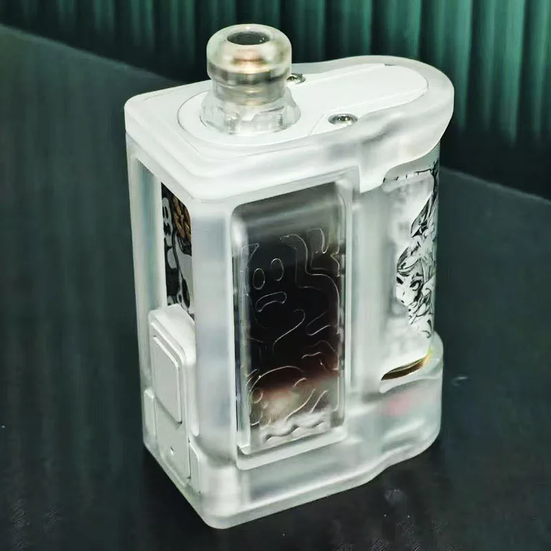 Mini boîtier AIO Boro Box Mod de style français, compatible avec un seul 18350, compatible avec BB / Billet Boro Tank / RBA, accessoires décoratifs