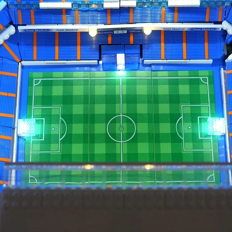 Kit d'éclairage LED RC bricolage pour stade LEGO 10299 Santiago et Bernabéu, lumière LED uniquement, modèle sans blocs