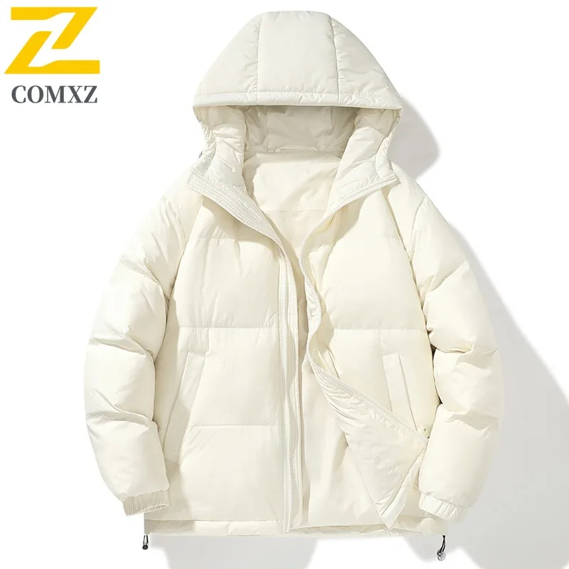 COMXZ أسفل سترة كبيرة الحجم يندبروف مقاوم للماء جودة عالية متعدد جيب الرجال معطف التزلج الباردة والدليل على الدافئة في الهواء الطلق ملابس للرجال #1