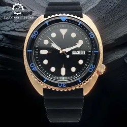 New 45mm Luxury Business Rose Gold Automatic Mechanical Sapphire NH36 Watch Men's Luminous Waterproof Watch