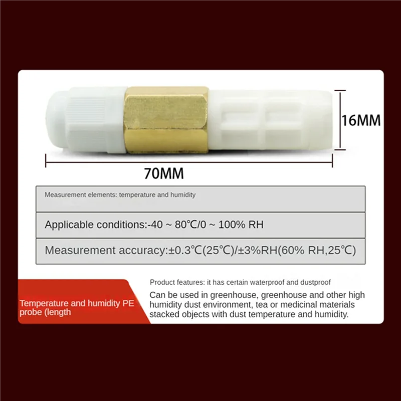 

Y43A-2X DC5-28V RS485 Датчик температуры и влажности Modbus XY-MD03 Коллектор Температура и влажность -Pe Head