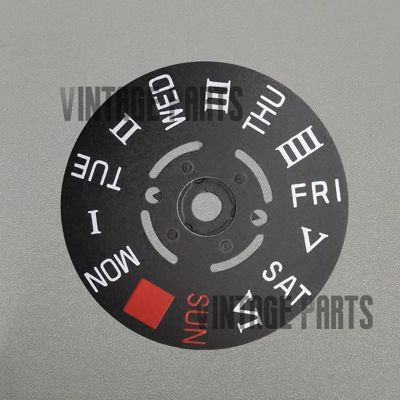 White black 3.8 hour date disc fit for Nh36 movement