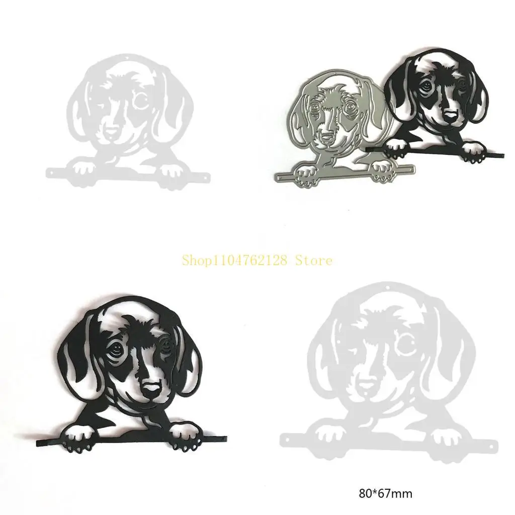 Witty Dog Metal Cutting Dies Stencil Scrapbooking DIY Album Stamp Paper Card Embossing Decoration best sale