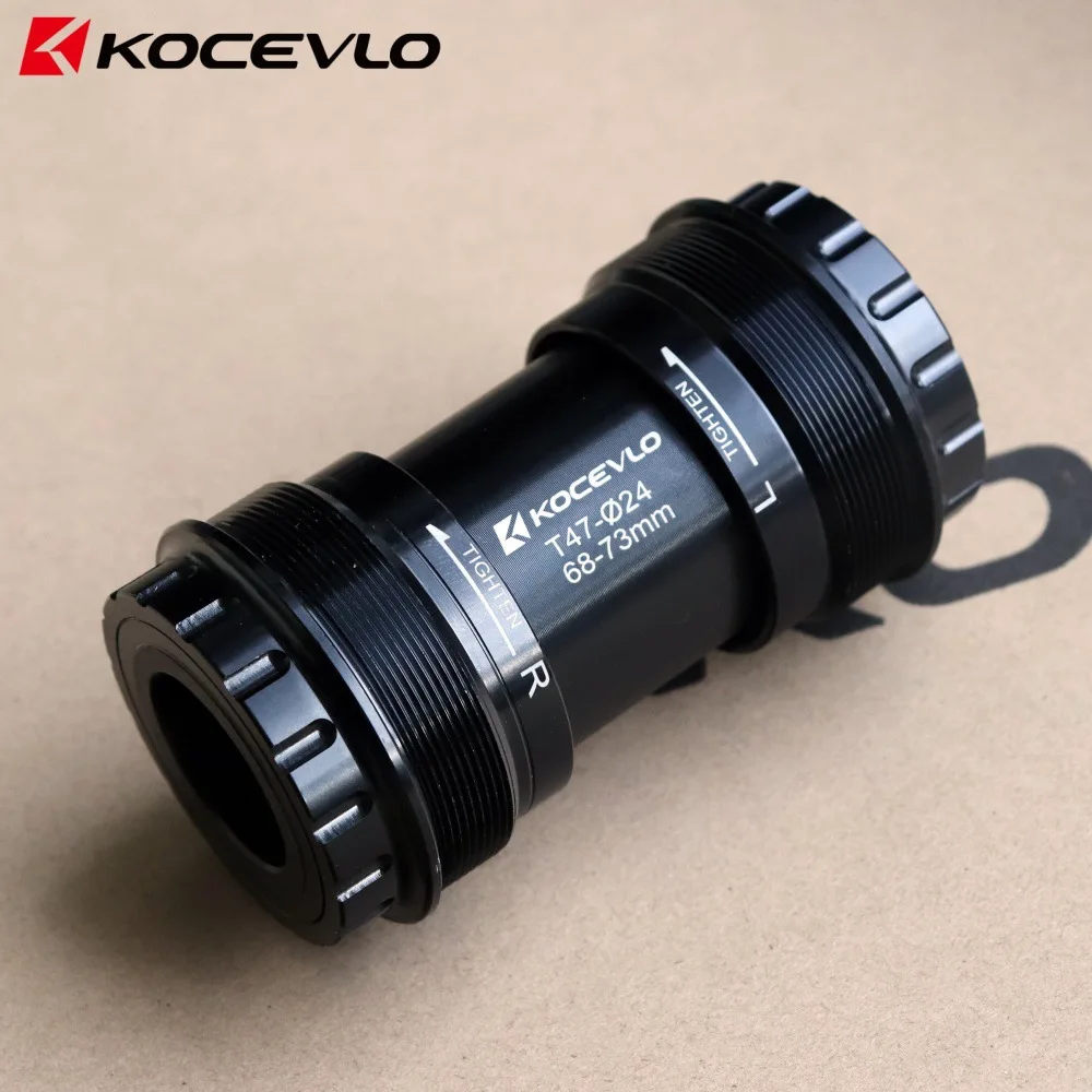 KOCEVLO T47 Threaded DUB Bottom Bracket Inner Diameter 47mm Width 68-86.5MM Aluminum Bearing For 24MM /28.99 Cranksets Axis