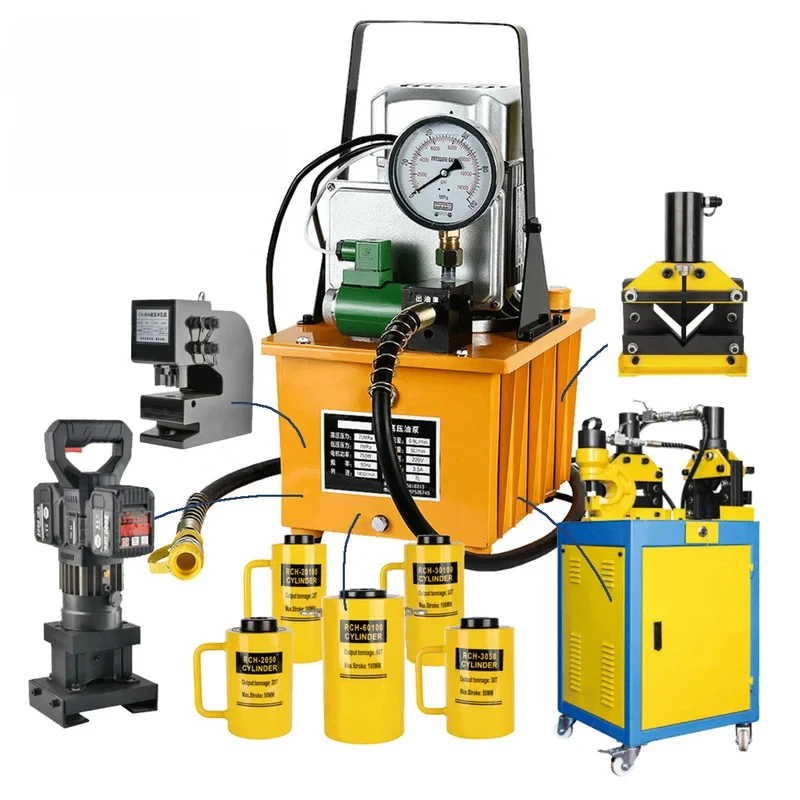 

Quality 0.75Kw Single & Double Circuit Electric Hydraulic Solenoid Pumps Ultra High Pressure Large Oil Storage Capacity