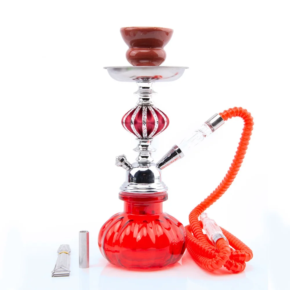 Small Aluminum Ball Double Barrel Water Cigarette Set, Fashionable Design