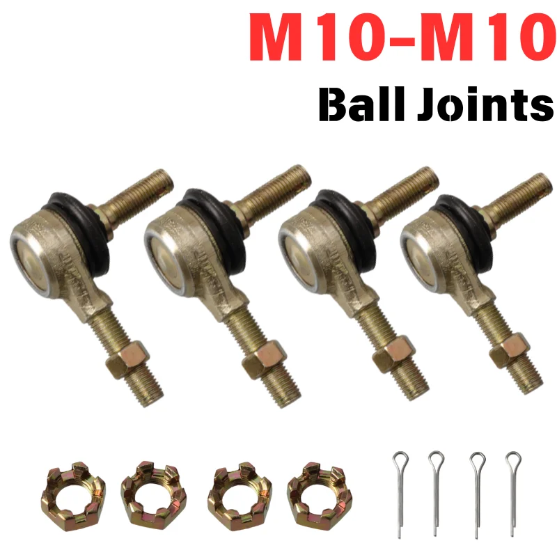 

M10-M10 Tie Rod End Ball Joint For 50cc 70cc 90cc 110cc 125cc 150cc 200cc 250cc 300cc ATV Quad Dirt Bike Go Kart 4-wheeler