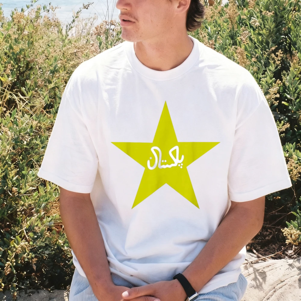 Pakistan Star Design Graphic Printed Pakistani Pride T-Shirt Summer Cotton Short Slee O-neck Breathe Comfort Man Women Tees