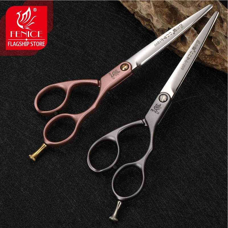 Imagem -03 - Fenice Profissional 6.25 Polegada Reta Pet Grooming Scissors Vg10 Curvado Tesouras do Cão Ferramentas de Groomer com Alça de Alumínio