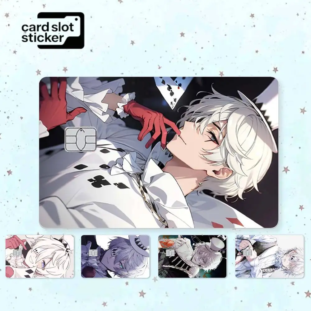 Anime Cartoon Nikolai Gogol  Credit Card HD Stickers Game Card Decal Small Chip Waterproof Sticker Gift