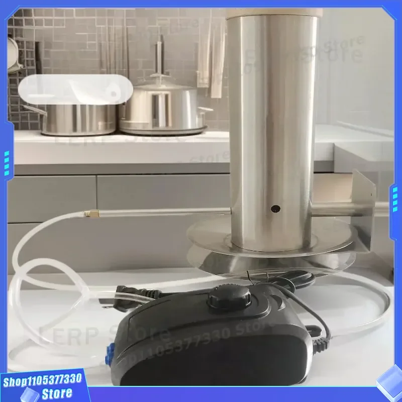 Custom Stainless Steel Smoke Pipe for Bacon Fish Meat BBQ Grill Electric Cold Smoke Generator Outdoor Barbecue Smoking Tool