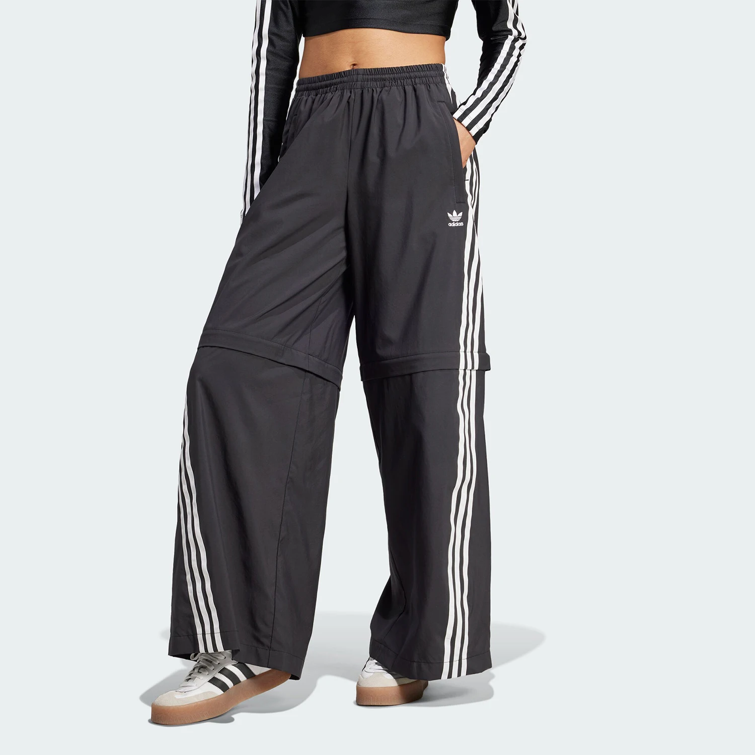 

Женские спортивные повседневные брюки Adidas Original Originals со съемными элементами JM9254
