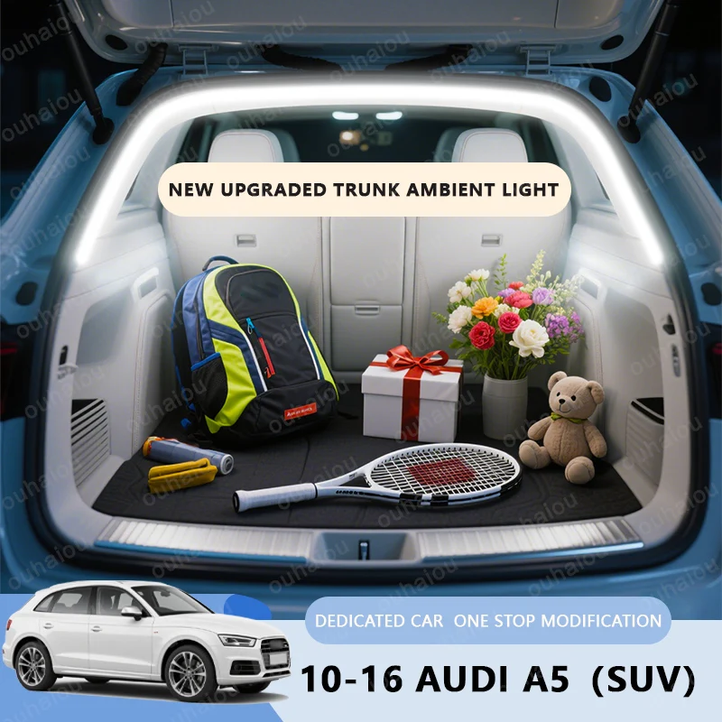 

For 2010-2025 AUDI A5 (SUV) trunk light modification light Atmosphere lights White warm white Rear Trunk LED Light Bar