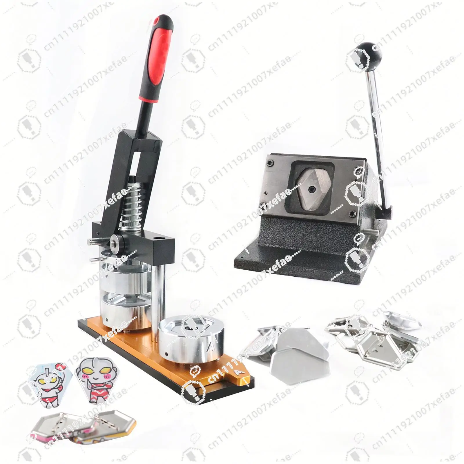 

2025 Hot-selling High-quality Coffin Shape Badge Manufacturer + Paper Cutter + 1000 Button Parts DIY Production