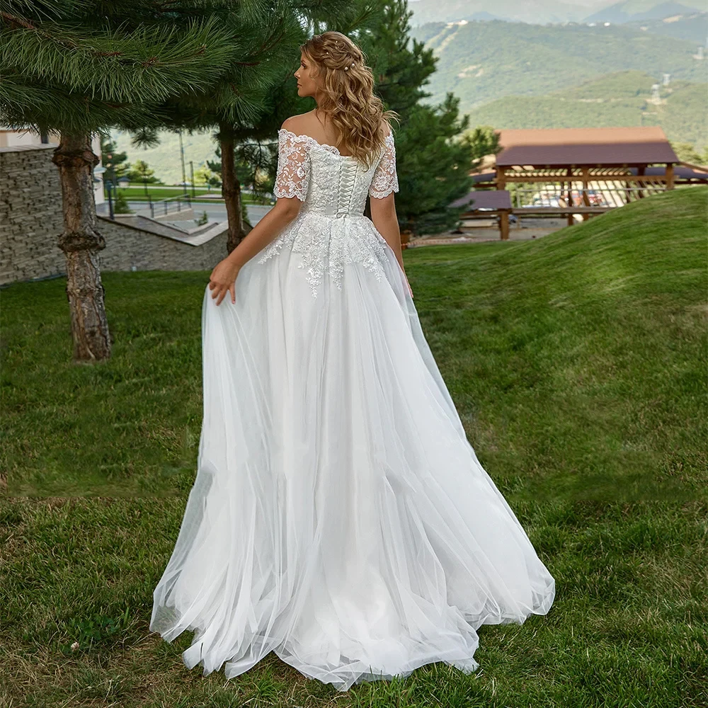 Charming Strapless Wedding Dresses for Ladies Elegant A Line Bridal Gowns Exquisite Ivory Vestidos De Novia 2025 New Summer
