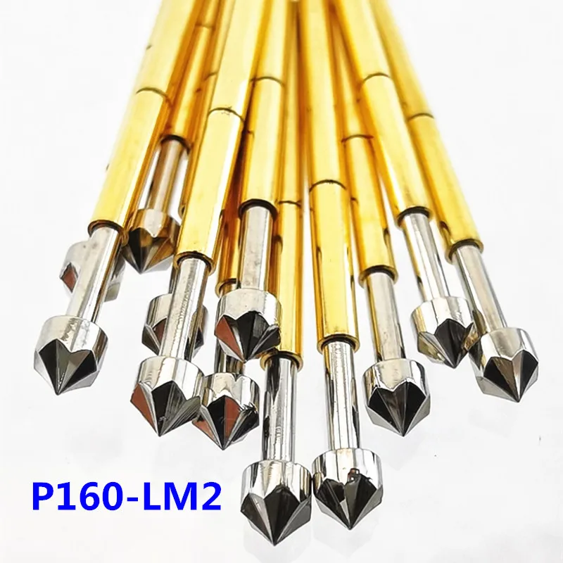 100PCS/Pack P160-LM2 Crown Head Spring Test Pim Outer Diameter 1.36mm Needle Length 24.5mm PCB Special Probe