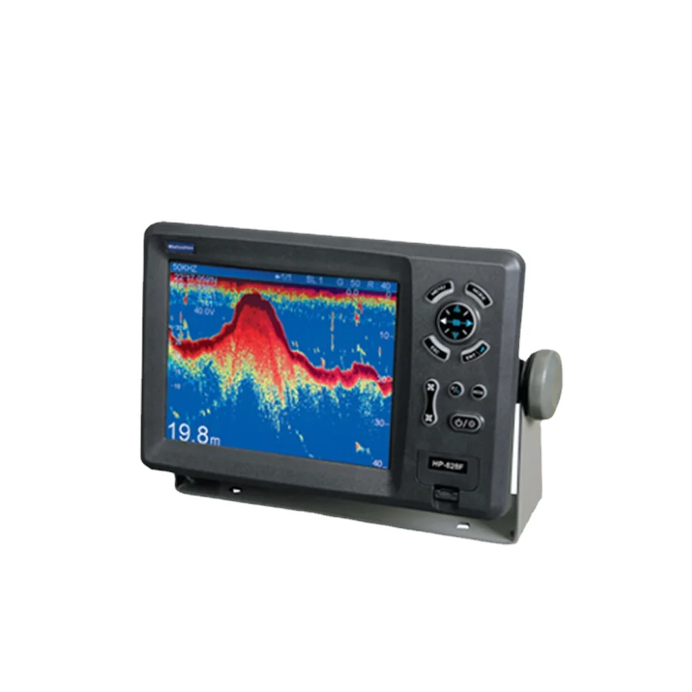 

Marine Fish Echo Detector Color LCD With Transducer GPS Chart Plotter Combo HP-628F