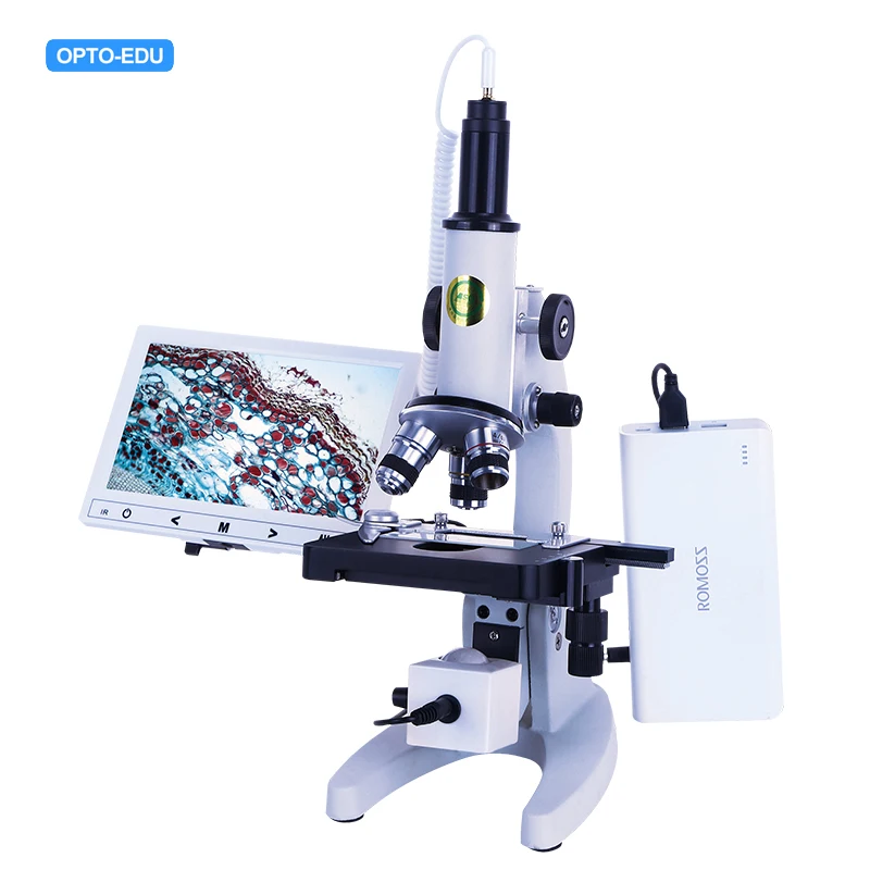 OPTO-EDU A33.5102 7 "2.0M LCD USB Vídeo Microscópio Microscópio Digital Biológico