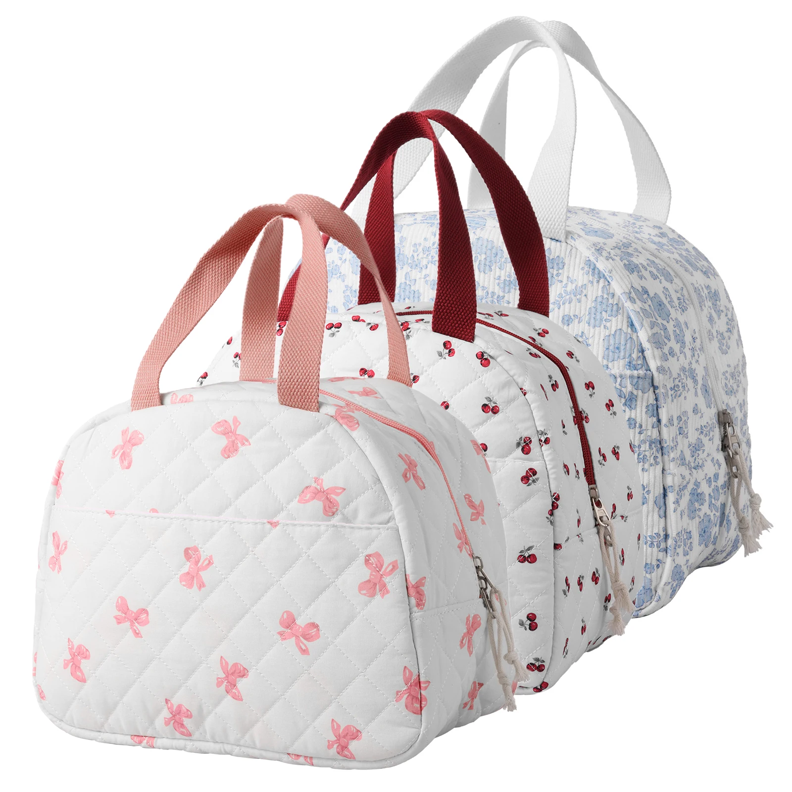 saco-de-almoco-algodao-isolamento-termico-refeicao-piquenique-tote-duplo-ziper-facil-transportar-comida-lancheira-armazenamento-multifuncional