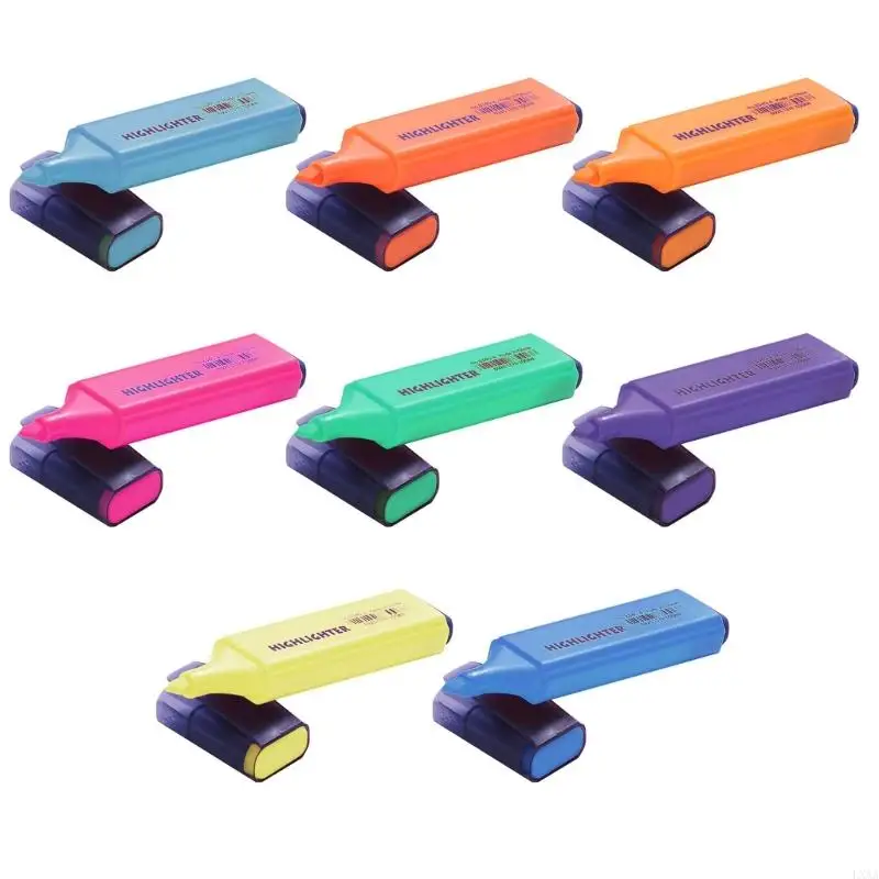 

LXAA Highlighter Pen Chiseled Tip For Highlighting Texts Notes And Color Coding
