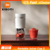 NEW XIAOMI MIJIA Portable Juicer Cup 2 Electric Fruit Blender Machine Orange Juicer Kitchen Food Processor Make Juice Extractor