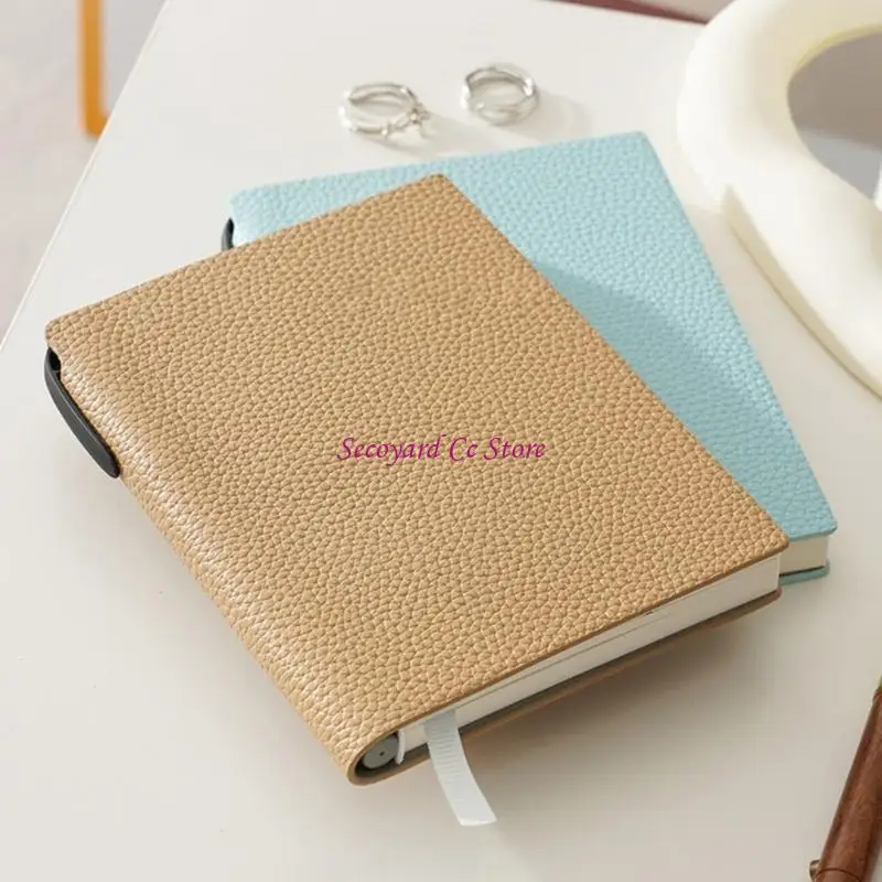 N3UC Lined Notebook With Water Resistant PU Leather Cover And 90 Sheets Lined Paper Small PU Leather Journal For Work Study And