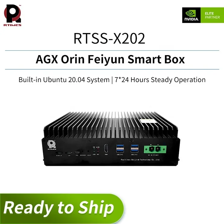 NVIDIA Jetson AGX Orin Feiyun Smart Box RTSS-X202-SATA With Nvidia Agx Orin 32GB Module SATA Interface Embedded AI Solutions