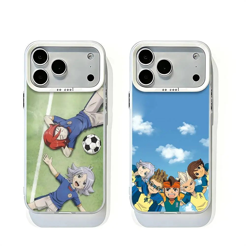 Mark Arion Sonny I-InazumaS White Matte So Cool Lens Bumper Printed Cover For iPhone 16 15 17 14 11 12 13 Pro Max