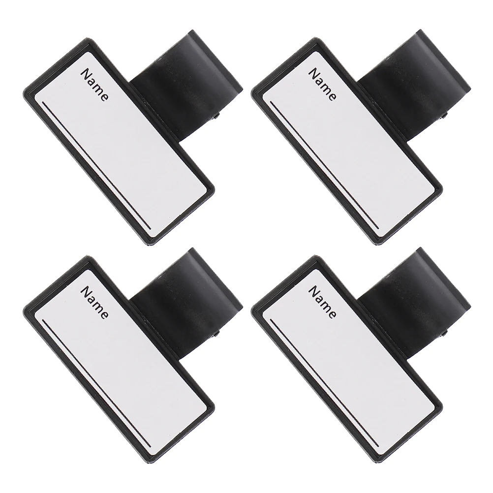 

4 Pcs Stethoscope Marker Name Tag for Healthcare Workers Dog Collar Badges with Clips Id Holder Reels