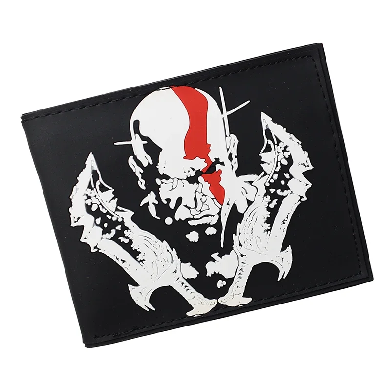 

PVC God of War Wallet Short Purse with Coin Pocket Gift for Boys Wholesale