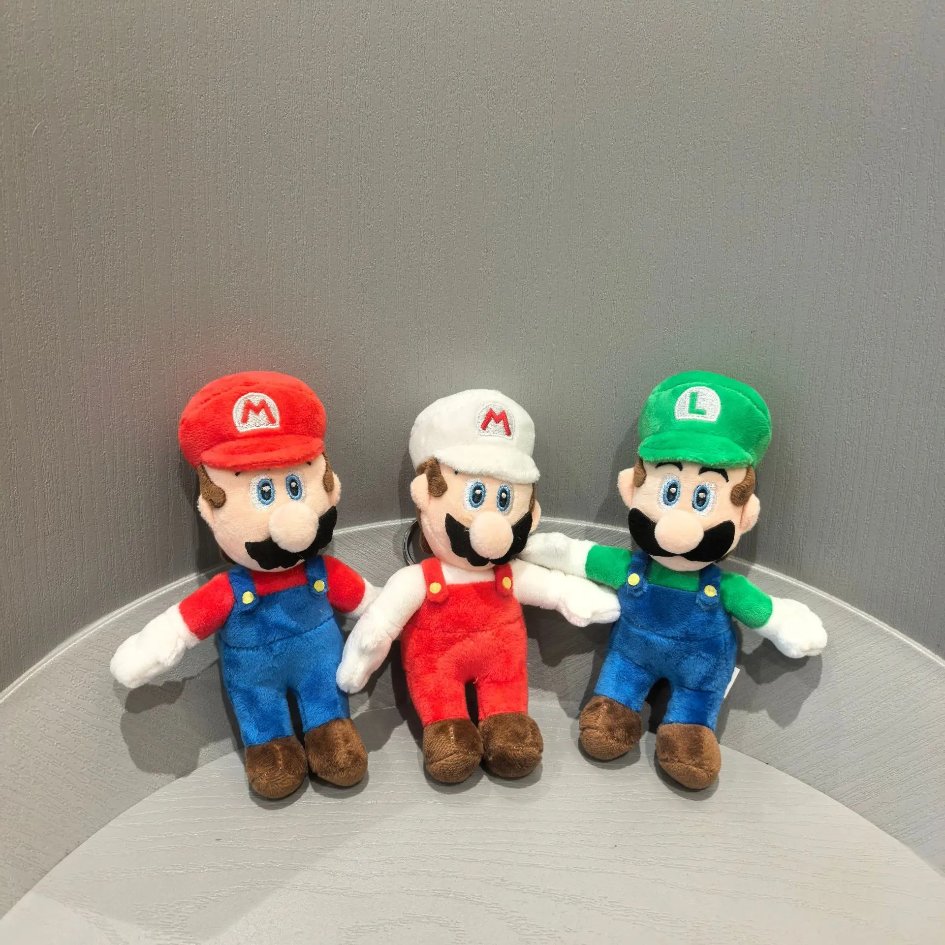 Super Mario Bros Plush Classical Mario Luigi Cute Cartoon Stuffed Toy Soft Doll Xmas Gift
