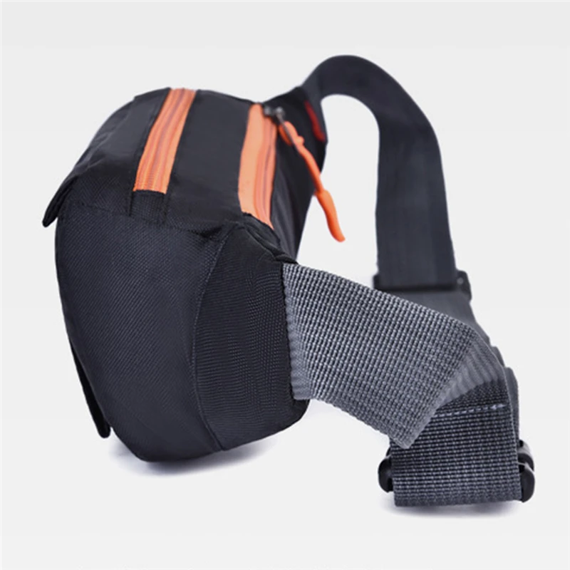 Bolsa Oxford impermeável para homens, bolsa de banana masculina, bolsa de cintura, bolsa de Fanny Crossbody, estilo coreano, esportes ao ar livre, embalagem mamária