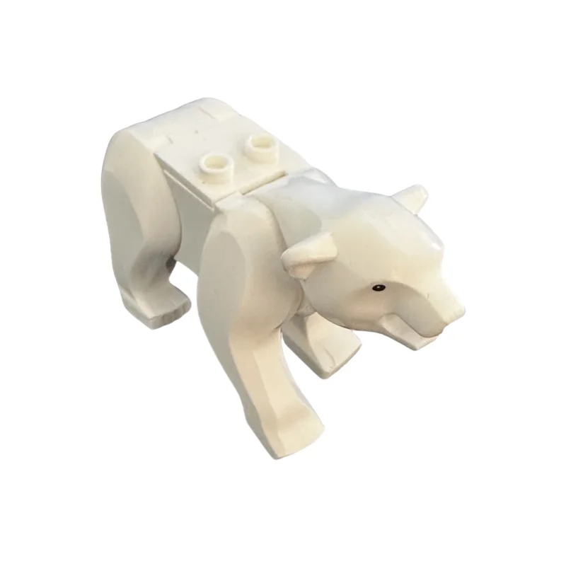 Bouwstenen met kleine deeltjes MOC Ijsbeer Dierenmontage Speelgoedonderdelen IJs- en sneeuwscène Matching DIY