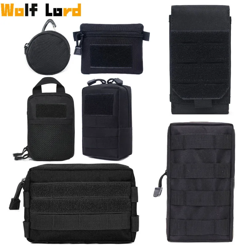 Molle Tactical Bag Waist EDC Pack Molle Tools Holder Medical Bags Hunting Accessories Belt Pouch Outdoor Vest Pocket Wallet