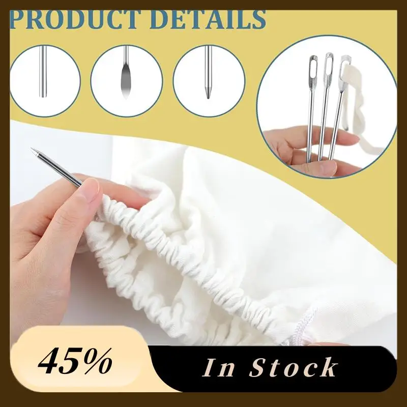 

A78K Новый набор инструментов для натягивания ниток, крючки для нарезки швейных петлей из нержавеющей стали с защелкой, гибкий нитевдеватель для шнурков