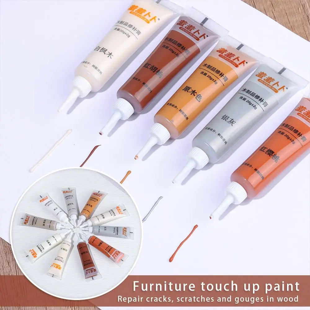 DIY Multicolor Multipurpose Damage Repairs Cream Wood Touch Up Scratch Repair Agent Furniture Refinishing Paint