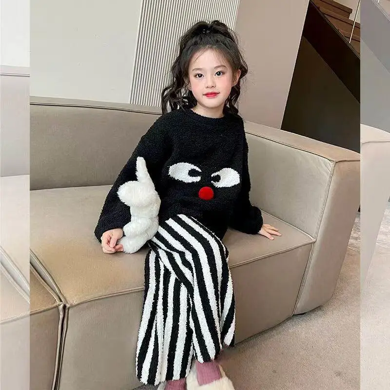 

Fashion 2-piece Set Children's Clothing Jacket Kawaii Casual Coat Kids Clothes Boys Child Girl Baby Autumn Overalls Demi-season