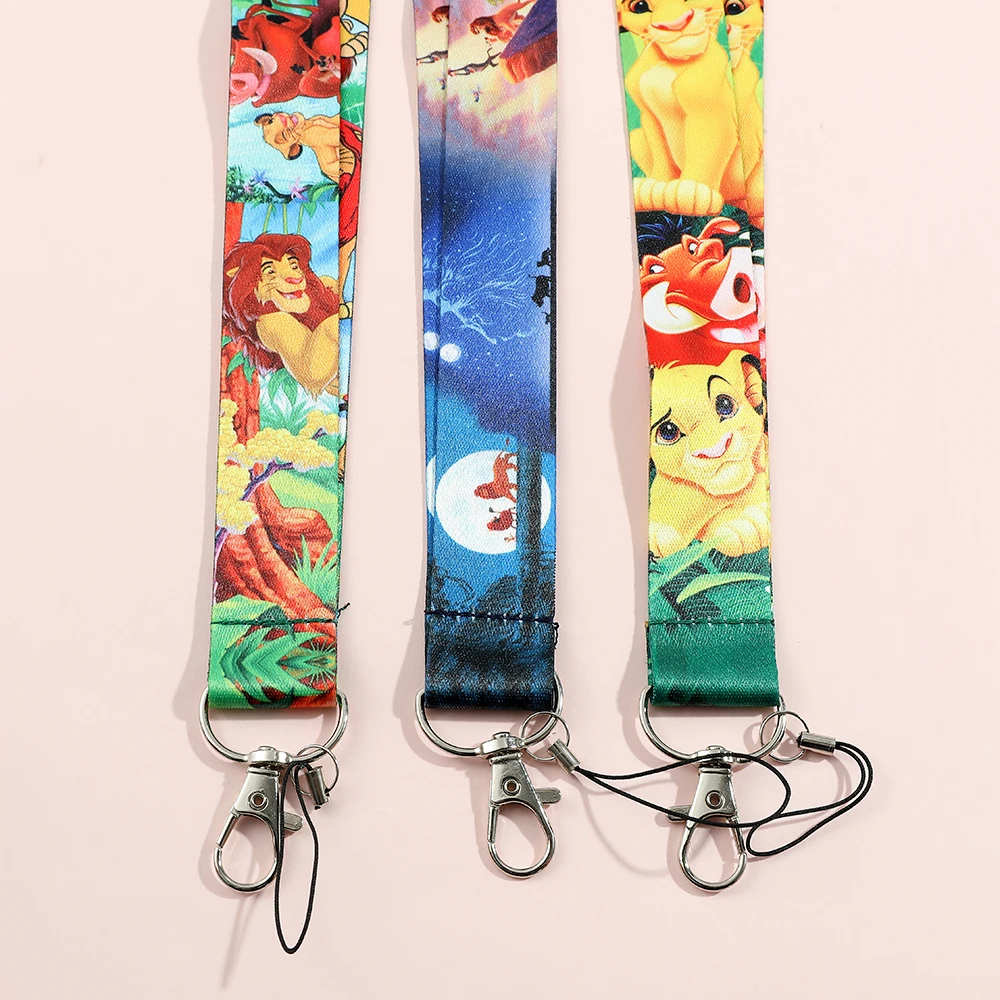 The Discuting King Lanyard Neck Strap Cartoon Keychain, Pendant Key, ID Danemark ge Holder, Key Ring Ring, Rang Rope Lariat Accessory