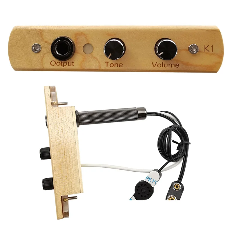 -A99Z Cajon Box Preamplificador de tambor Sistema de recogida electrónica Piezas de instrumentos de percusión Pastilla de instrumentos musicales