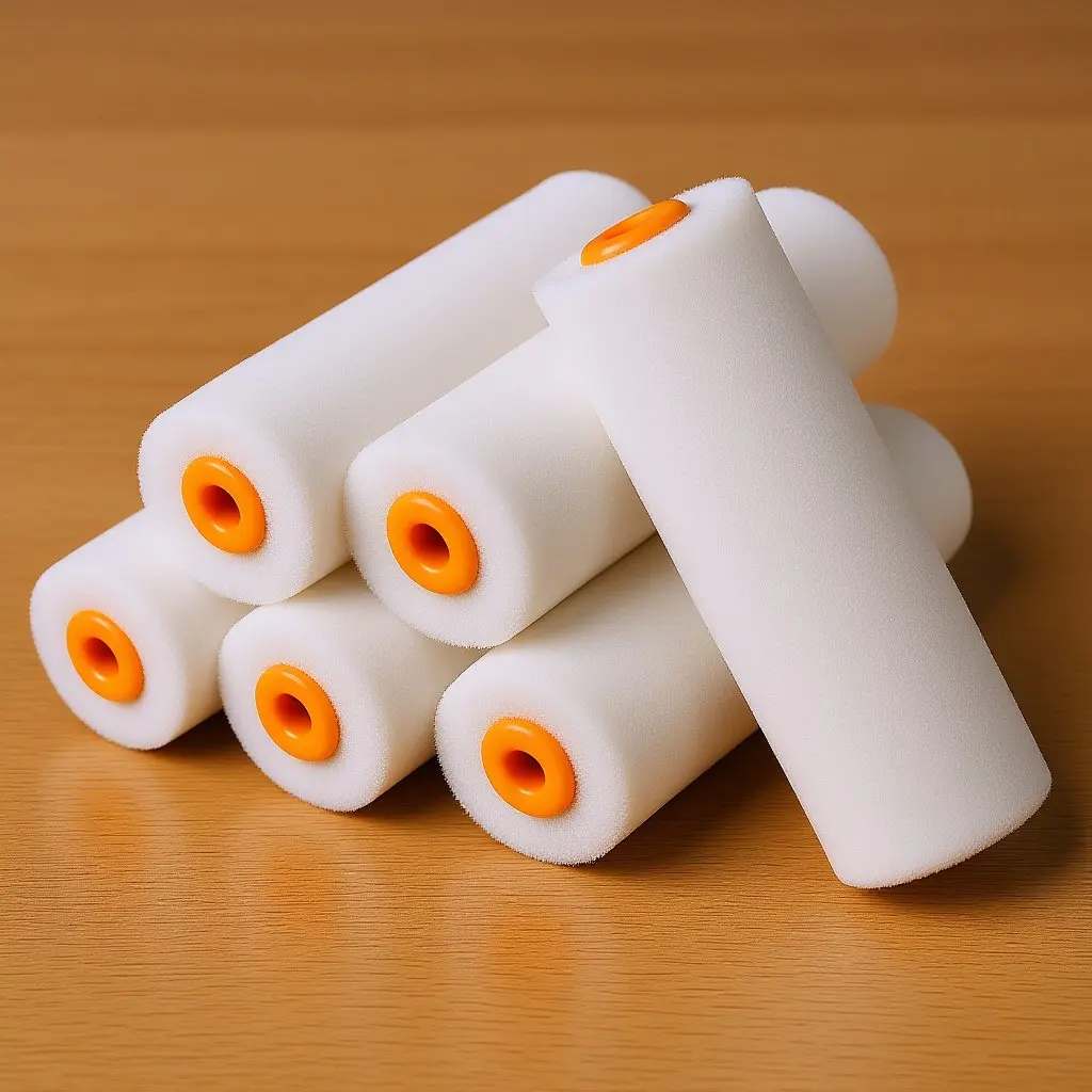 6Pcs Small Roller Brush Paint Rollers for Precise Wall Painting Cabinet Trim Edges House Painting Supplies Efficient Comfortable