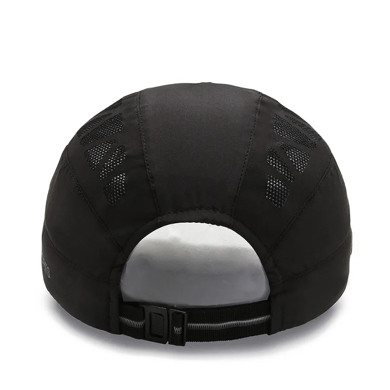 Unisex SPORTS Brief Gedruckt Schnell trocknende Baseball Kappe Sonnenhüte Outdoor Sommer Atmungsaktive Mesh Sonnenschirm Kappen Baskenmütze Visier Golf Hut – Detail 11