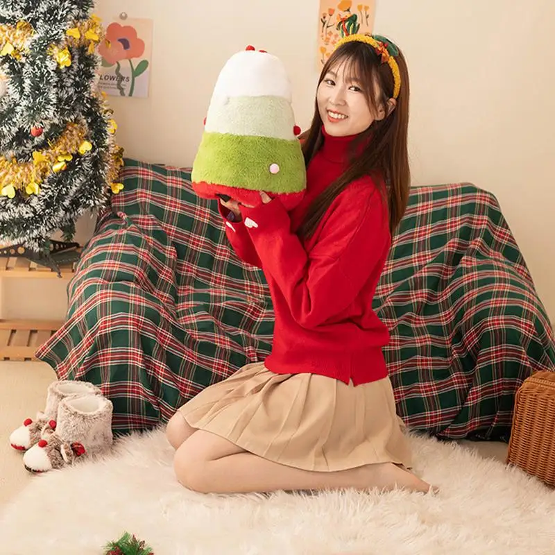 Christmas Hat For Women Reversible Double-Sided Festival Hat Soft Comfortable Hat Eye-Catching Christmas Photo Booth Prop